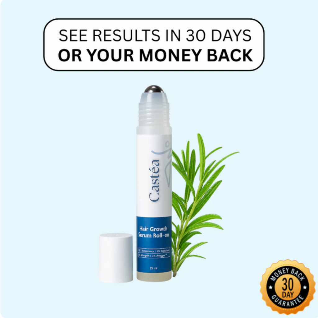 Castéa (Castea) Roll-On Hair Growth Serum bottle for thinning hair